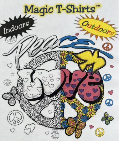Magic T-Shirt`s Peace Love Gr. 2XL